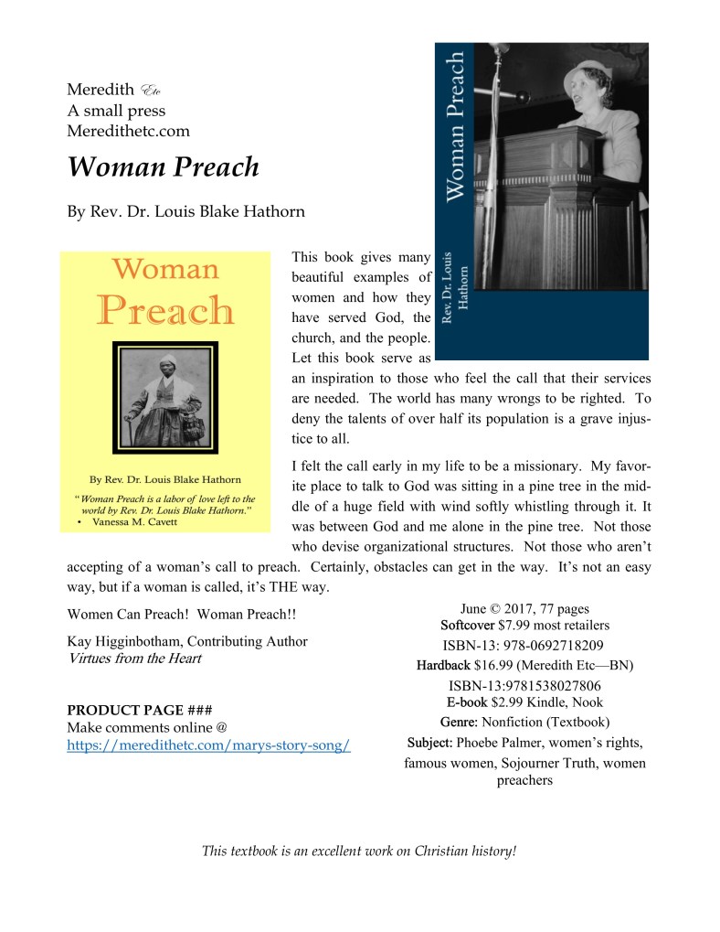 Woman Preach Product Page