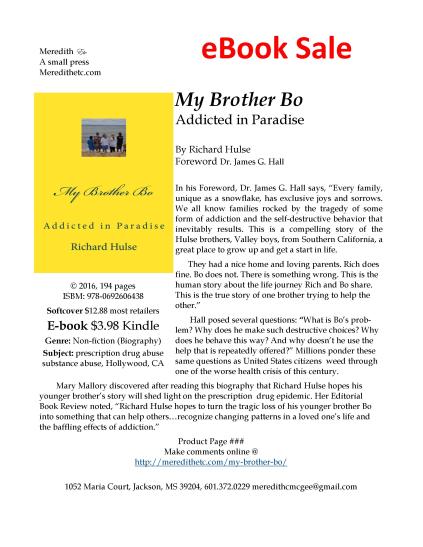 My Brother Bo Product Page