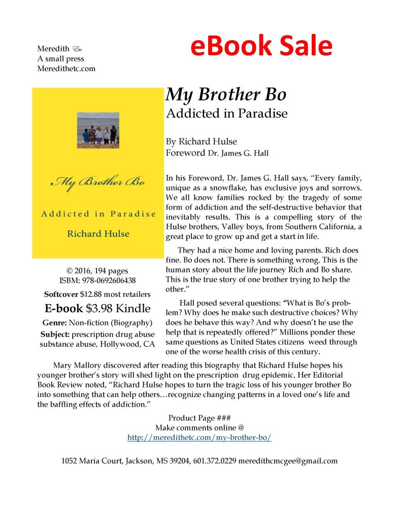 My Brother Bo Product Page