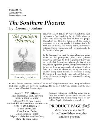 Southern Phoenix Product Page