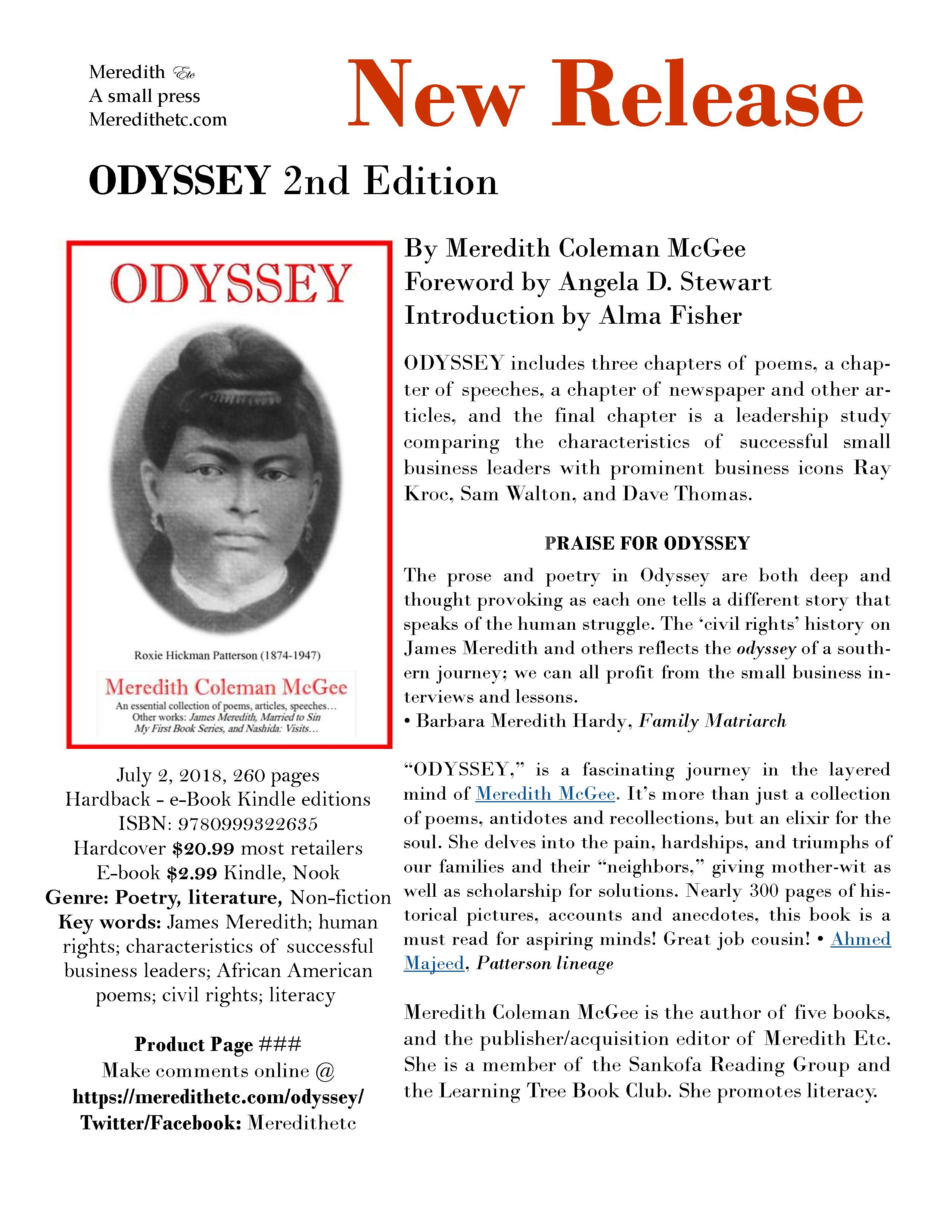 Odyssey 2nd Edition Product Page