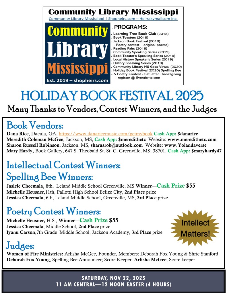 Community Library Mississippi thanks